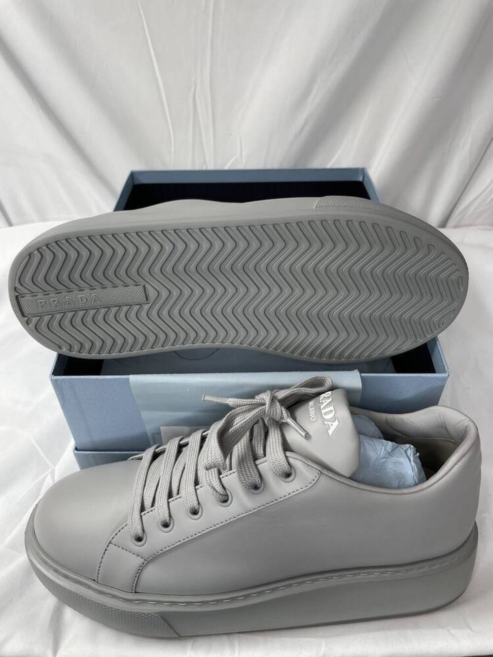 Prada Calzature Donna Granito Sneaker Men's 7 SPB-JB 322830